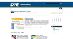 Desktop Screenshot of blogs.eafit.edu.co