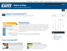 Tablet Screenshot of blogs.eafit.edu.co
